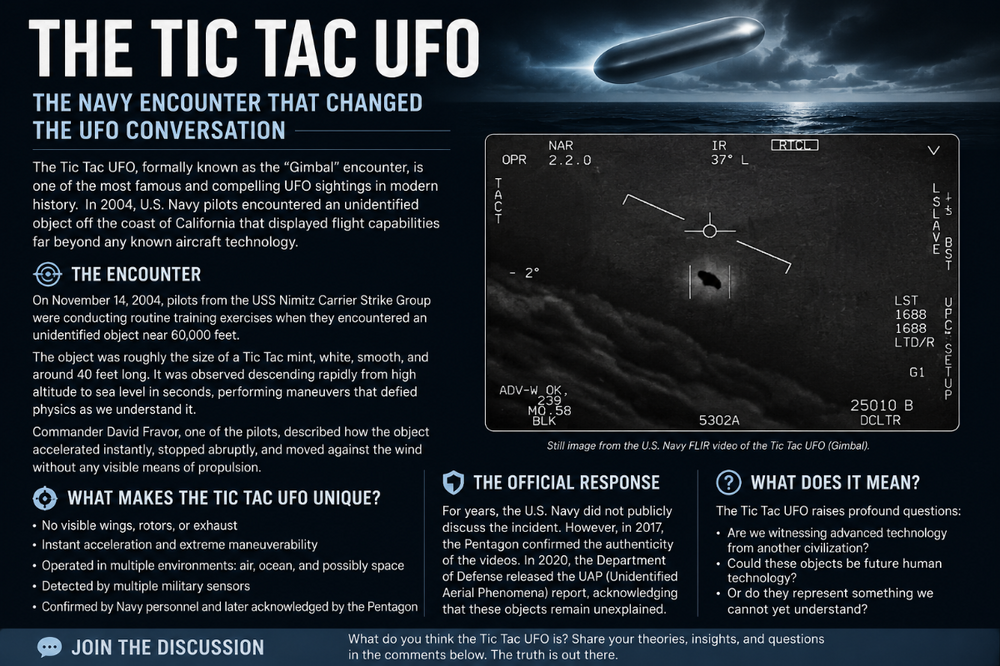 Tic Tac UFO